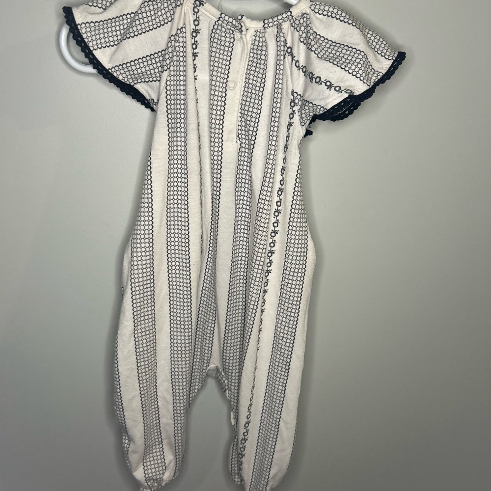 Jessica Simpson White and Black Kids Romper - Picture 5 of 9